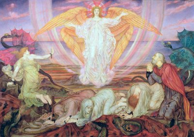 Death of the Dragon, 1914 by Evelyn De Morgan